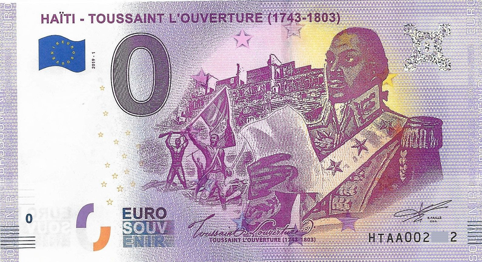 HAÏTI - TOUSSAINT L'OUVERTURE (1743-1803)