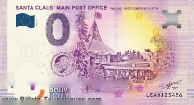 SANTA CLAUS' MAIN POST OFFICE FINLAND - ARCTIC CIRCLE 66°33'07'N
