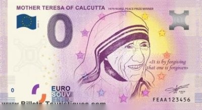 MOTHER TERESA OF CALCUTTA 1979 NOBEL PEACE PRIZE WINNER