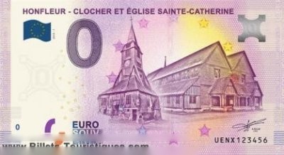 HONFLEUR - CLOCHER ET ÉGLISE SAINTE-CATHERINE