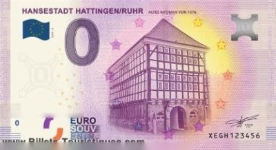 HANSESTADT HATTINGEN/RUHR ALTES RATHAUS VON 1576