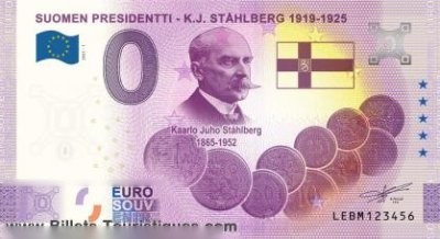 SUOMEN PRESIDENTTI - K.J. STÅHLBERG 1919-1925