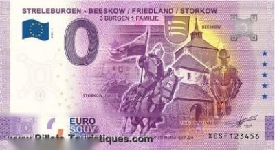 STRELEBURGEN - BEESKOW / FRIEDLAND / STORKOW 3 BURGEN 1 FAMILIE