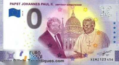 PAPST JOHANNES PAUL II. EMPFÄNGT GORBATSCHOW
