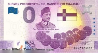 SUOMEN PRESIDENTTI - C.G. MANNERHEIM 1944-1946