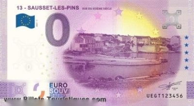 13 - SAUSSET-LES-PINS VUE DU XIXEME SIECLE