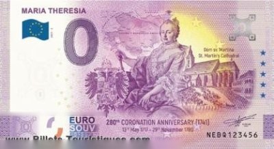 MARIA THERESIA 280th CORONATION ANNIVERSARY (1741)