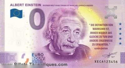 ALBERT EINSTEIN IN EINER WELT OHNE ZINSEN IST MANCHES EINFACH ANDERS