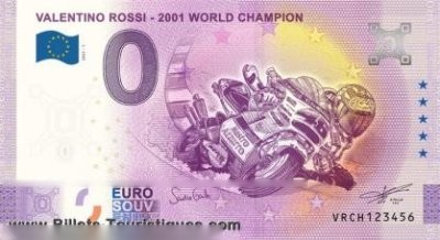 VALENTINO ROSSI - 2001 WORLD CHAMPION