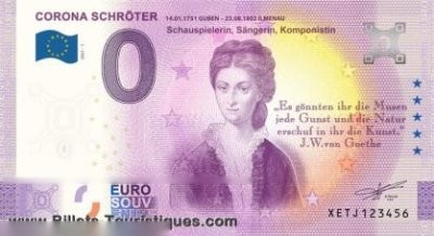 CORONA SCHRÖTER 14.01.1751 GUBEN - 23.08.1802 ILMENAU