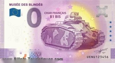 MUSEE DES BLINDES CHAR FRANCAIS B1 BIS