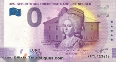 325. GEBURTSTAG FRIEDERIKE CAROLINE NEUBER