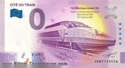 CITÉ DU TRAIN TGV Atlantique numéro 325