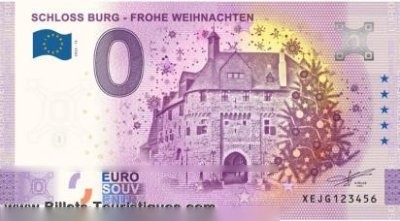 SCHLOSS BURG - FROHE WEIHNACHTEN