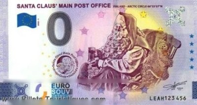 SANTA CLAUS' MAIN POST OFFICE FINLAND - ARCTIC CIRCLE 66°33'07'N