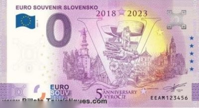 EURO SOUVENIR SLOVENSKO 2018-2023 5. VÝROČIE