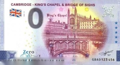 CAMBRIDGE - KING'S CHAPEL & BRIDGE OF SIGHS