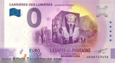 CARRIÈRES DE LUMIÈRES LES-BAUX-DE-PROVENCE L'EGYPTE DES PHARAONS DE KHEOPS A RAMSES II