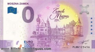 MOSZNA ZAMEK Zamek Moszna 1896