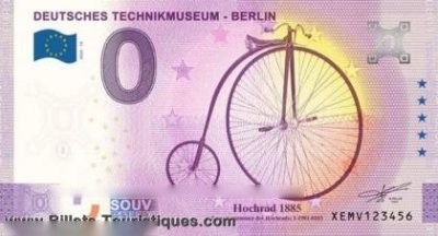 DEUTSCHES TECHNIKMUSEUM - BERLIN Hochrad 1885 Inventarnummer des Hochrads: 1-1981-0103