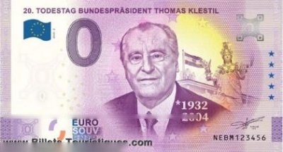 20. TODESTAG BUNDESPRÄSIDENT THOMAS KLESTIL 1932 - 2004