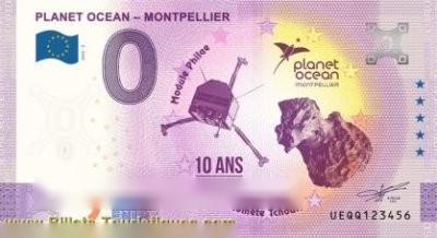 PLANET OCEAN - MONTPELLIER Module Philae 10 ANS 2014 - 2024 Comète Tchouri