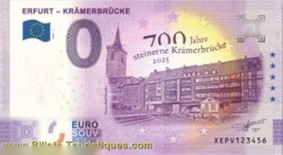 ERFURT - KRÄMERBRÜCKE 700 Jahre steinerne Krämerbrücke 2025