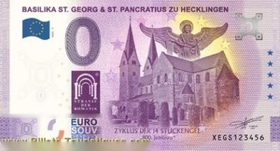 BASILIKA ST. GEORG UND ST. PANCRATIUS ZU HECKLINGEN ZYKLUS DER 14 STUCKENGEL 800. Jubileum