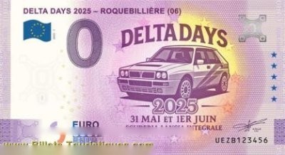 DELTA DAYS 2025 - ROQUEBILLIERE (06) 31 MAI ET 1ER JUIN SCUDERIA LANCIA INTERGRALE