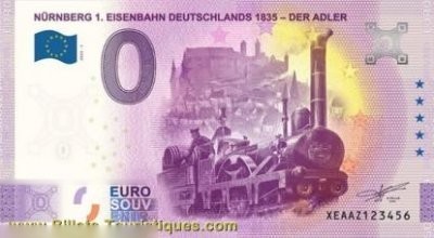 NÜRNBERG 1. EISENBAHN DEUTSCHLANDS 1835 - DER ADLER