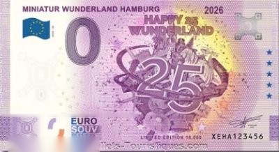 MINIATUR WUNDERLAND HAMBURG 2026 HAPPY 25 WUNDERLAND