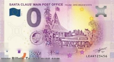 SANTA CLAUS' MAIN POST OFFICE FINLAND - ARTIC CIRCLE 66°33'07'N