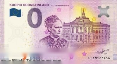KUOPIO SUOMI-FINLAND CITY OF MINNA CANTH